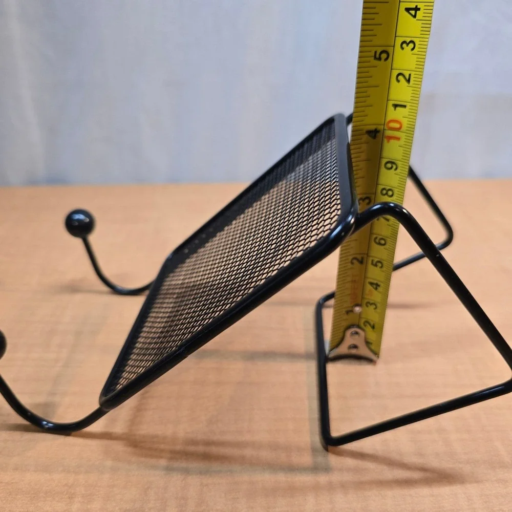Two Black Mesh Metal‎ Office Phone Tablet Holder 4